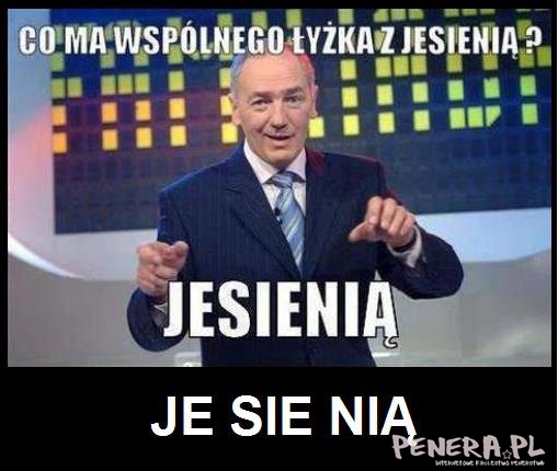 Co ma wspólnego łyżka z jesienią? Co ma wspólnego łyżka z jesienią?
