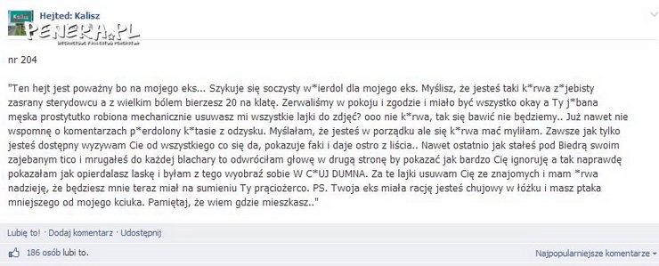 To dopiero hejt na byłego :D To dopiero hejt na byłego :D