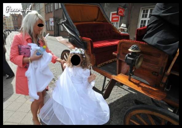 A do komunii jeździ się teraz w ten sposób