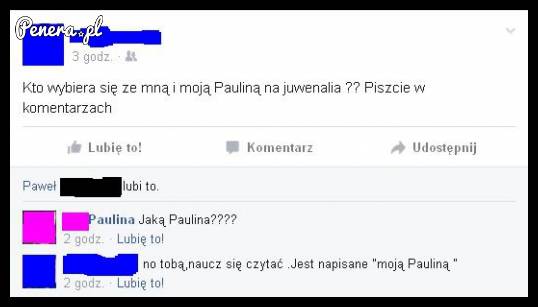 Bardzo rozgarnięta Paulina w akcji
