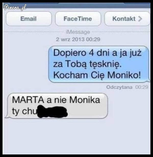 Gdy najdzie tęsknota za ukochaną