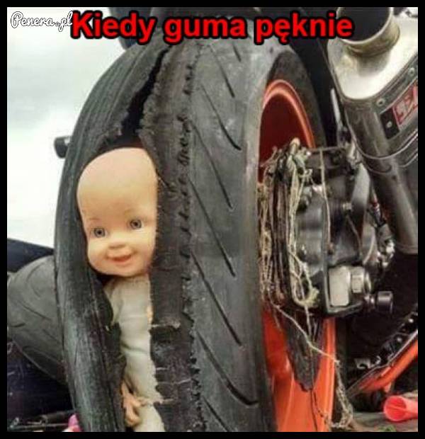 Kiedy guma pęknie