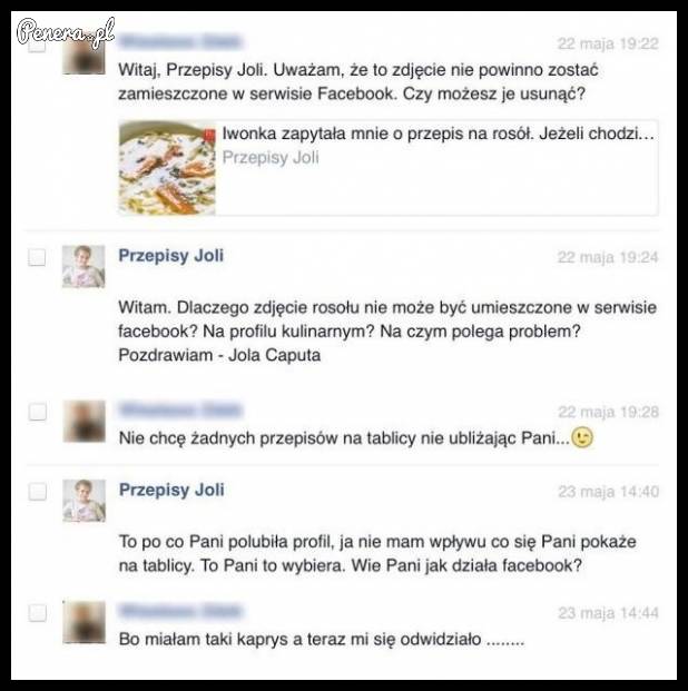 Kobieca logika na fejsie