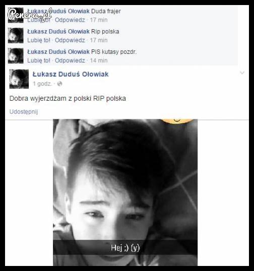 Kolejny który na szczęście wyjeżdża