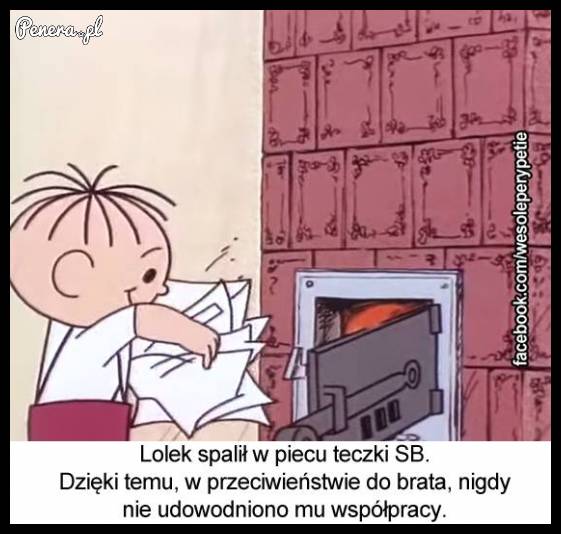 Lolek wiedział co robić :D
