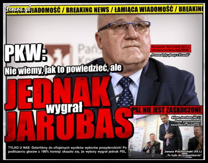 PKW: Jednak wygrał Jarubas