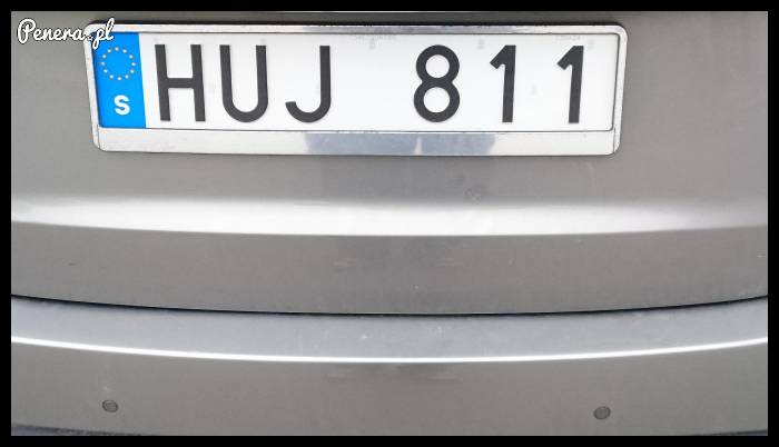 Tablice rejestracyjne prosto ze Szwecji