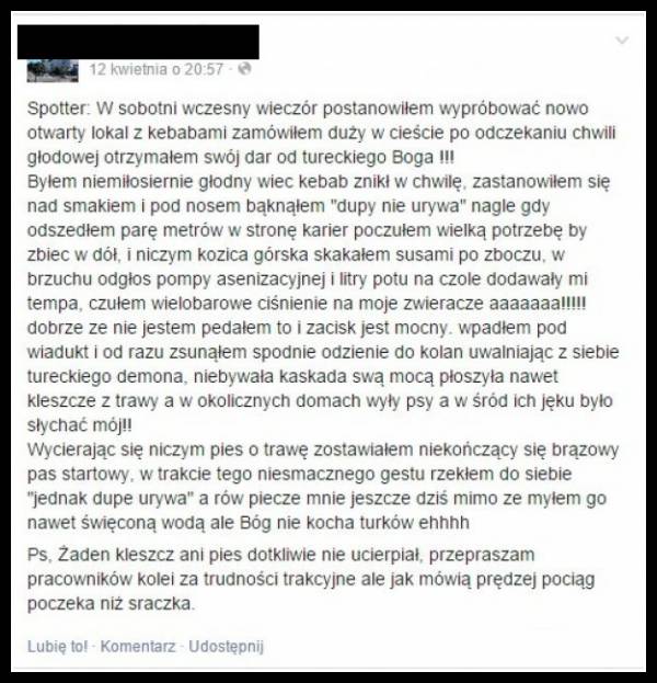 Testowanie nowego kebaba w okolicy