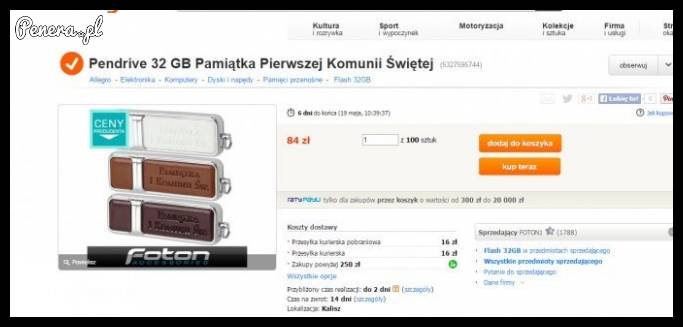 To dopiero pamiątka z pierwszej komunii