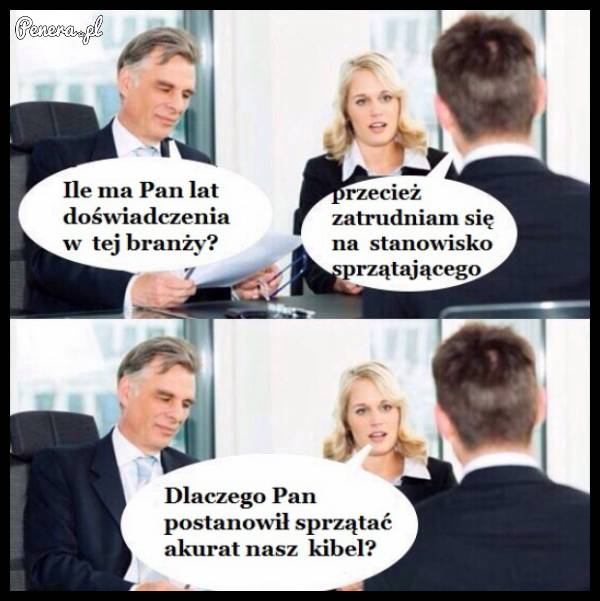 Typowa rozmowa kwalifikacyjna