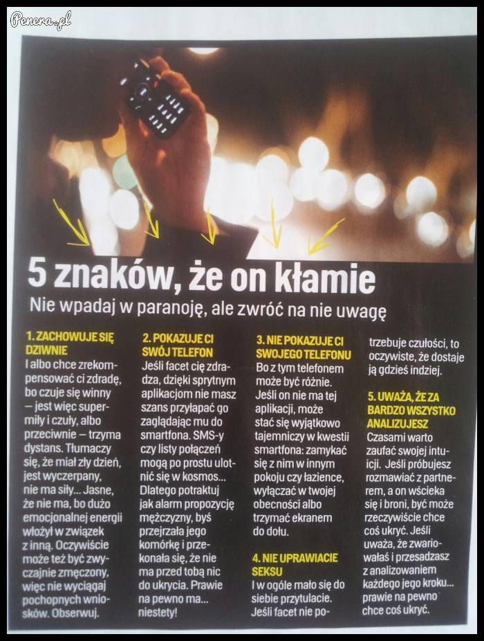 5 oznak że on kłamie 5 oznak że on kłamie