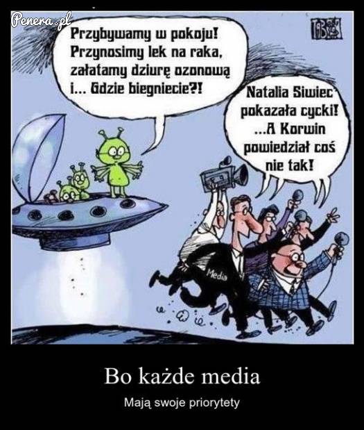 Dziennikarze tacy są...