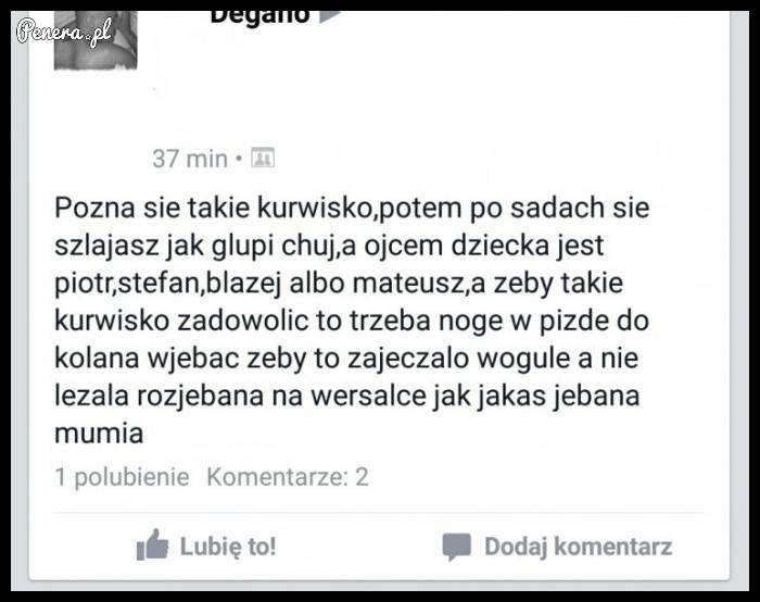 Gorzkie żale na fejsie po poznaniu laski