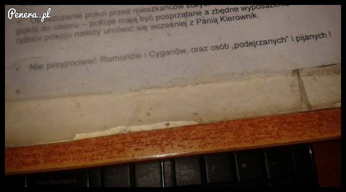 Instrukcja w recepcji