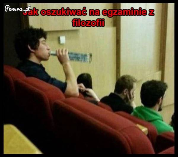 Jak oszukiwać na egzaminie z filozofii