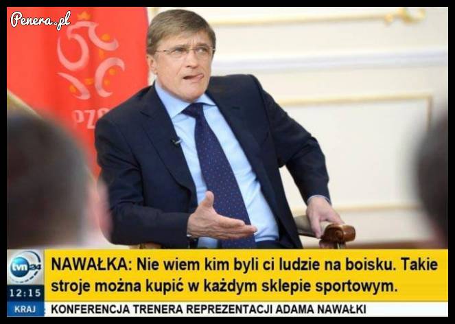 Nawałka na konferencji prasowej