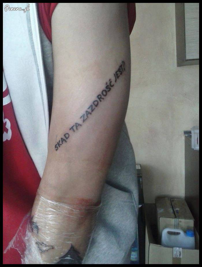 No i skąd ta zazdrość?