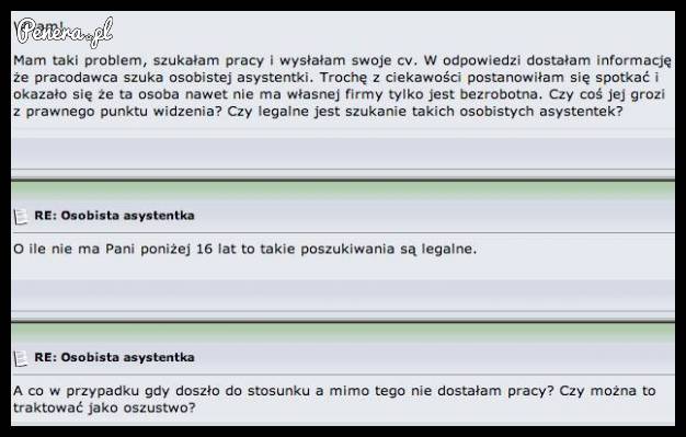 Poszukiwała pracy a została wydymana