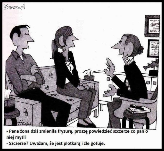 Powiedział co myśli o swojej żonie :D Powiedział co myśli o swojej żonie :D