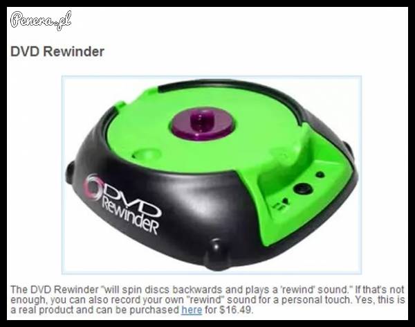Przewijarka do płyt DVD
