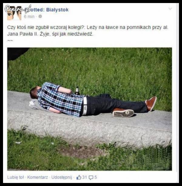 Trwają poszukiwania właścicieli zgubionego studenta