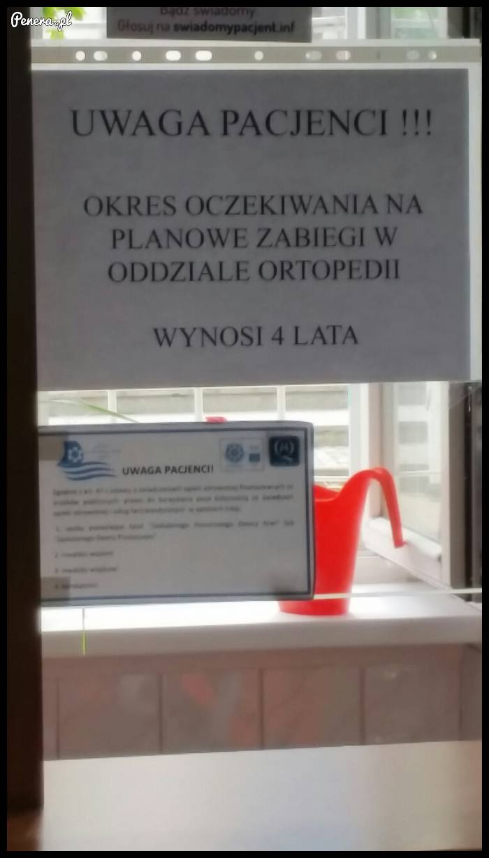 Uwaga pacjenci