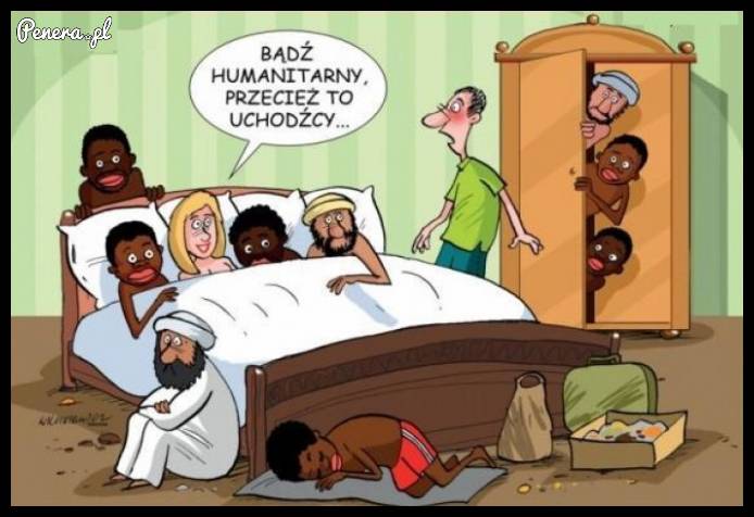 Z uchodźcami się nie podzielisz?!