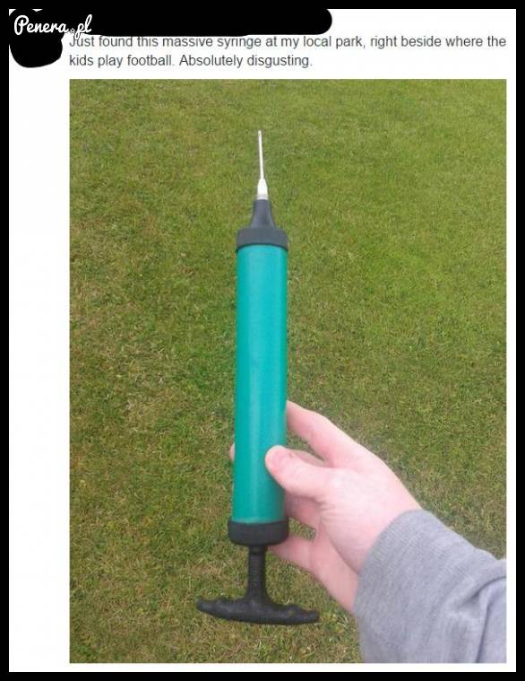 Znaleziono strzykawkę do marihuaniny