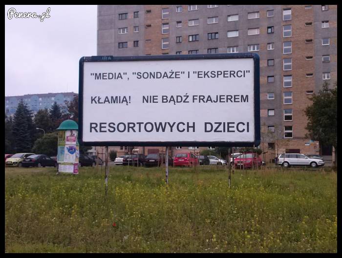 A tymczasem w Łodzi taki billboard