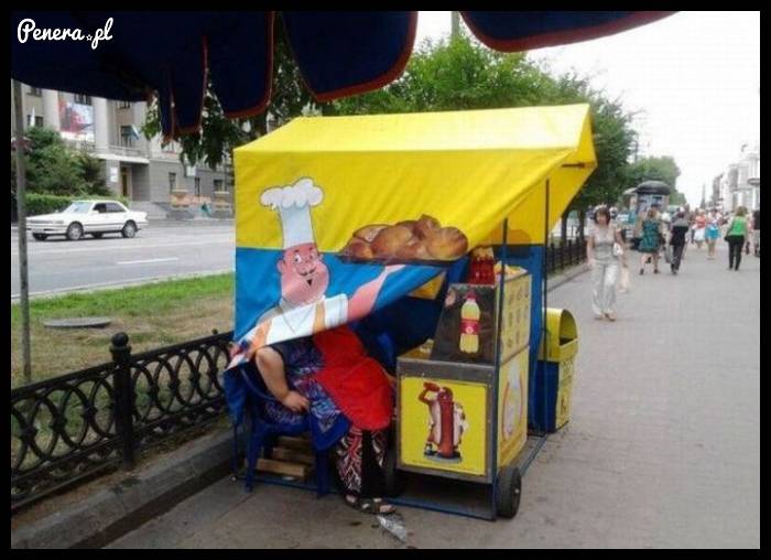 Baba idealnie dopasowana do reklamy