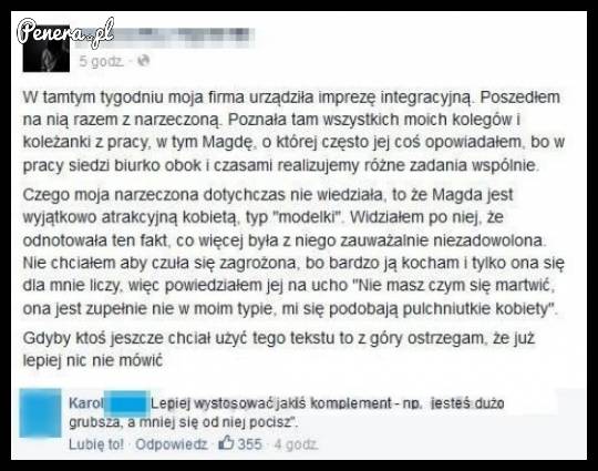 Czasami lepiej nic nie mówić