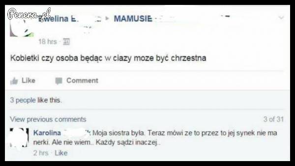 Czy w ciąży można być chrzestną?