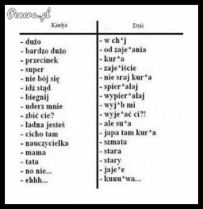 Ewolucja nie zawsze idzie w dobrą stronę