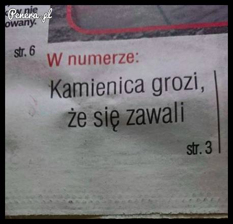 Groźba emocjonalna kamienicy!