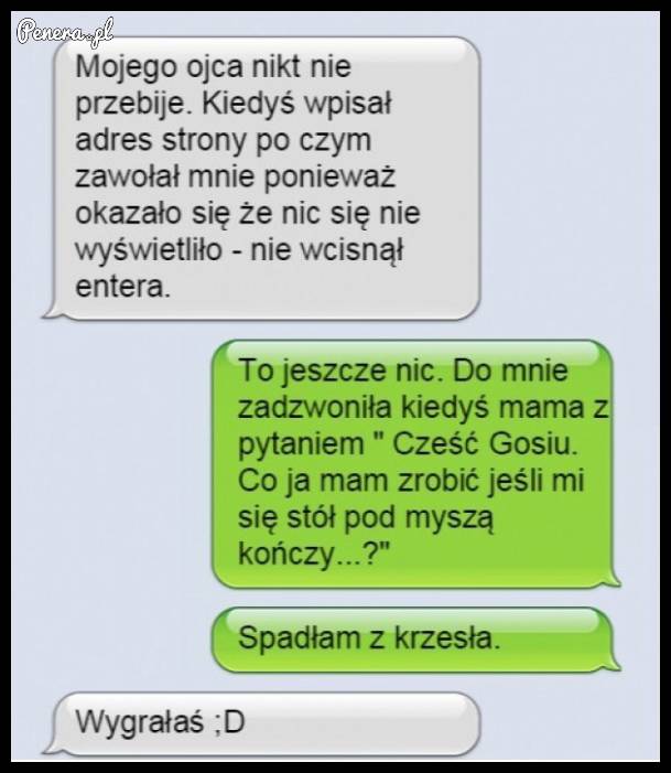 Każdy zna te akcje z rodzicami którzy nie ogarniają kompów :D