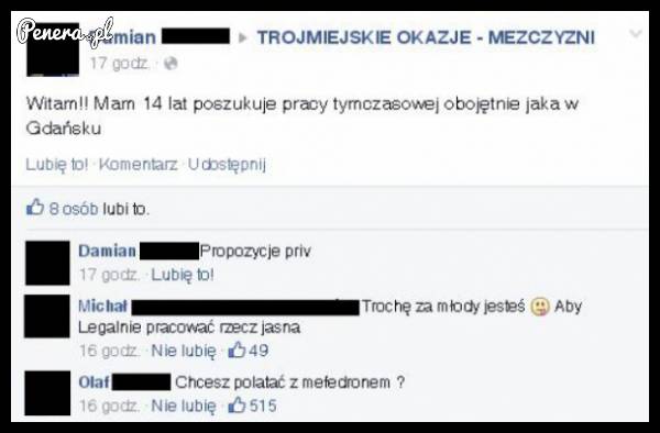 Nie tak łatwo znaleźć pracę w wieku 14 lat