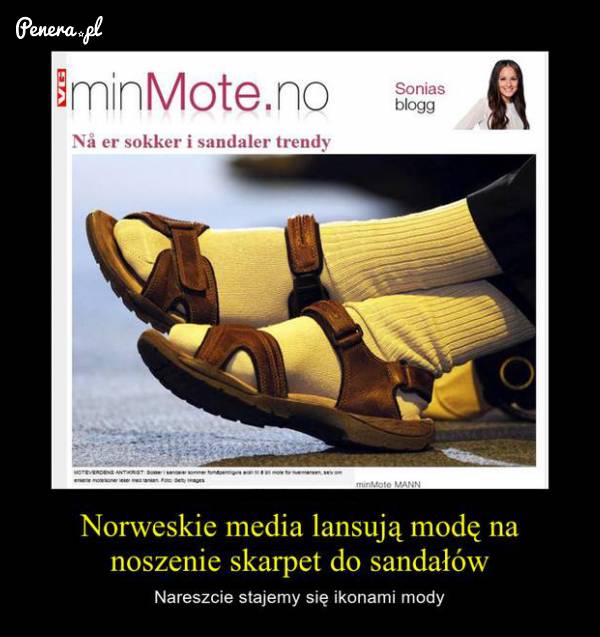 Norwegowie ściągają modę od nas :D
