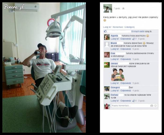 Nowy sposób na znieczulenie u dentysty :D Nowy sposób na znieczulenie u dentysty :D