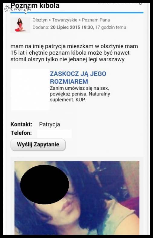 Ona z chęcią pozna kibola