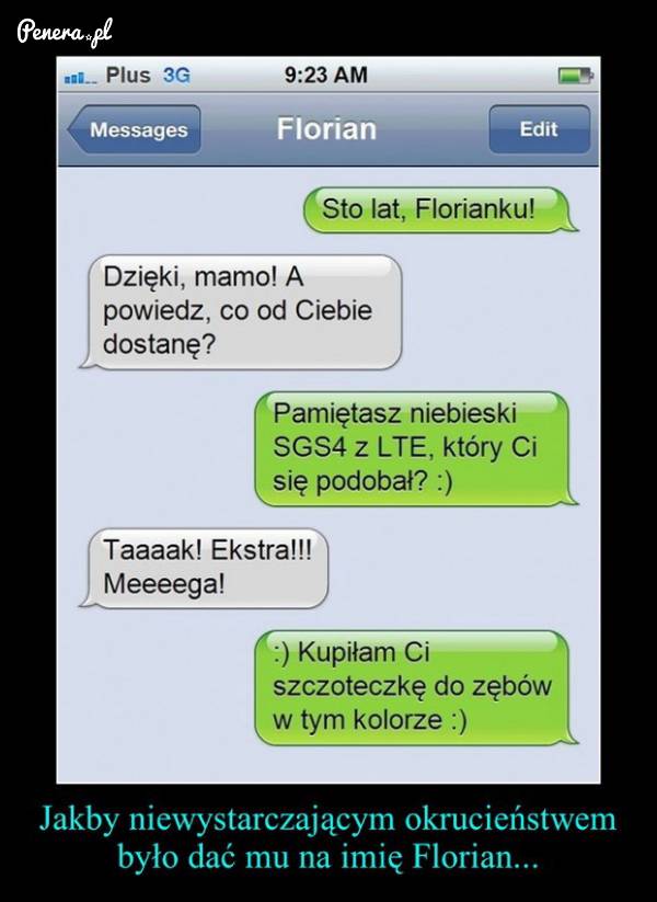 Podwójnie szkoda chłopaka