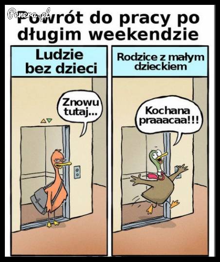 Powrót do pracy po długim weekendzie