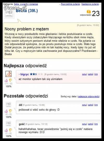 Puknij ją w czoło