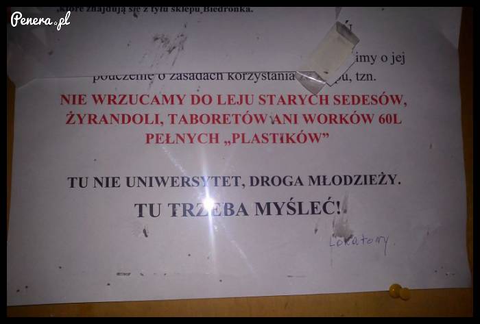 Studenci się zapomnieli