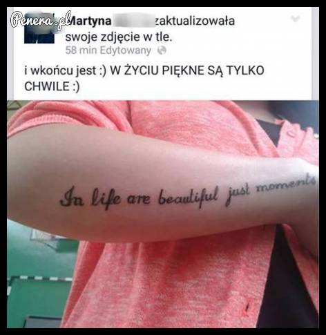 W życiu piękne są tylko chwile