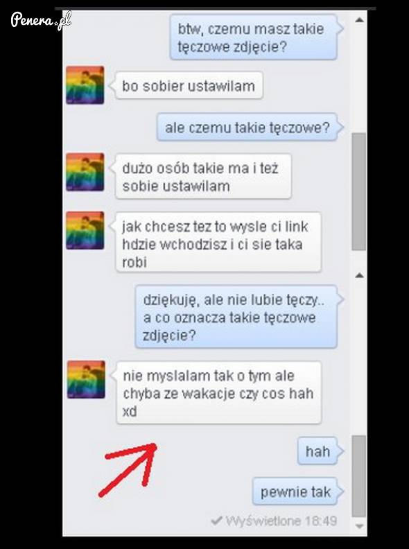 Wstawia jakiś badziew chociaż sama nie wie co to