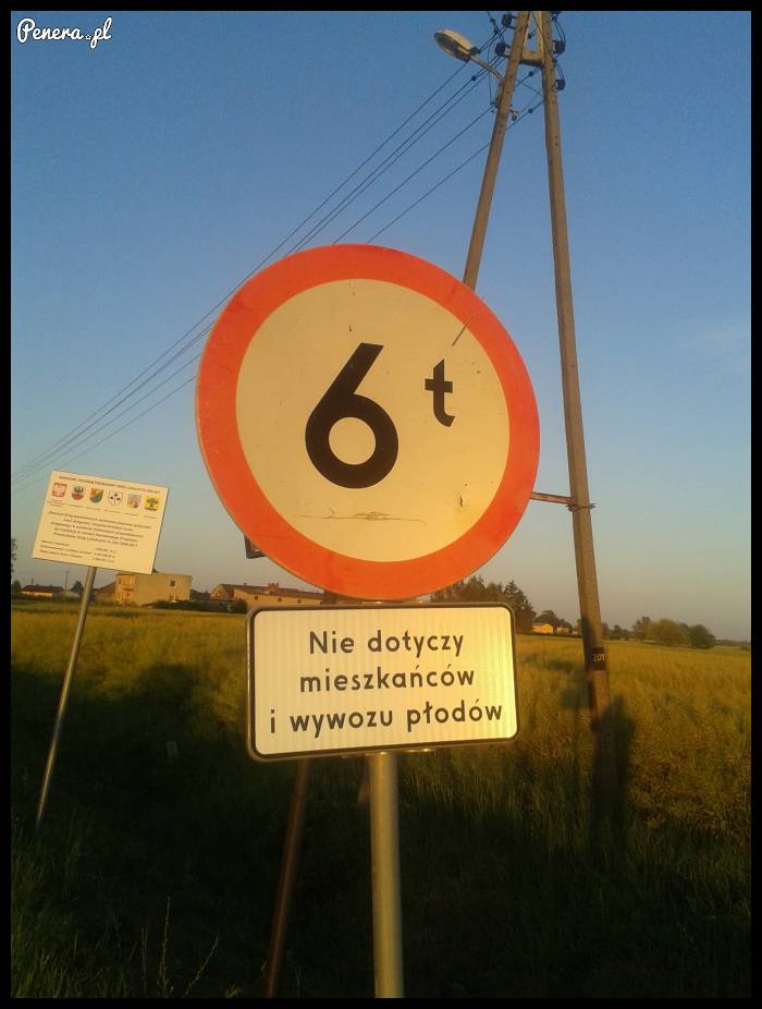 Że czego nie dotyczy ten znak?