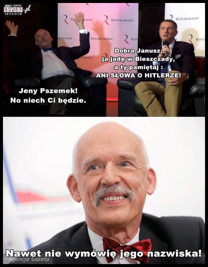 Zostawić Korwina na chwilę samego