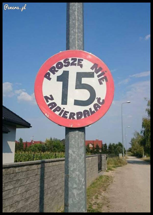 Bo na zwykły znak to wszyscy mają wyj*bane