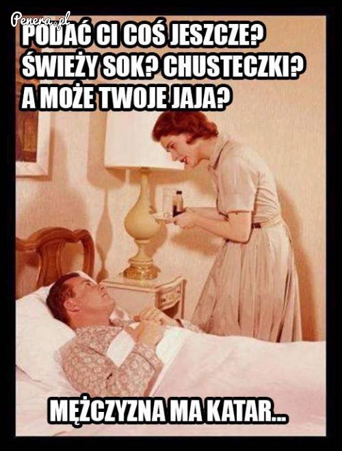 Bo z katarem nie ma żartów :D