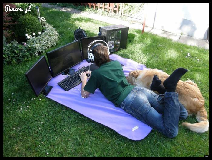 Idź pograć na dworze synu